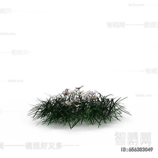Modern Flowers And Grass