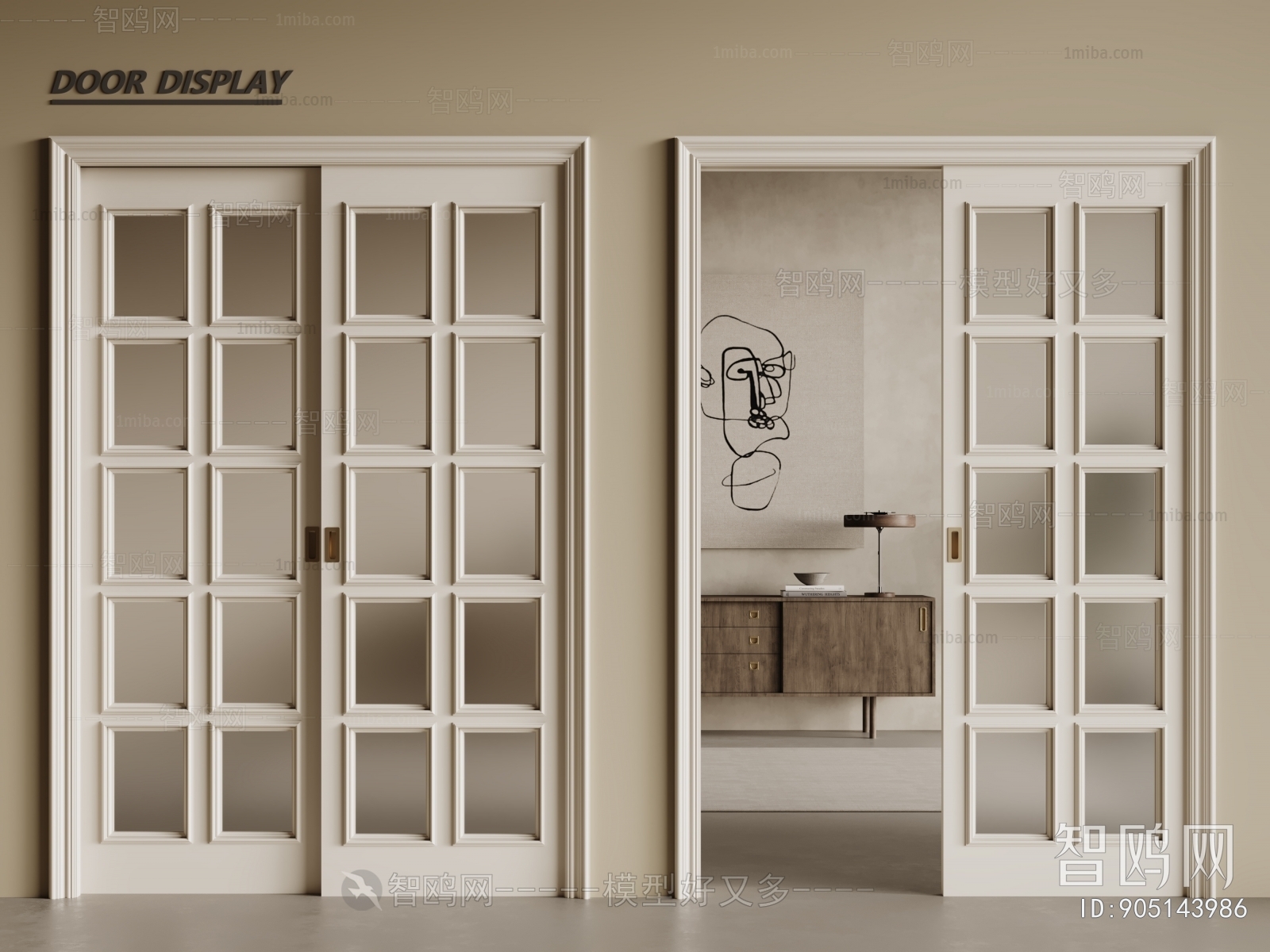 French Style Sliding Door