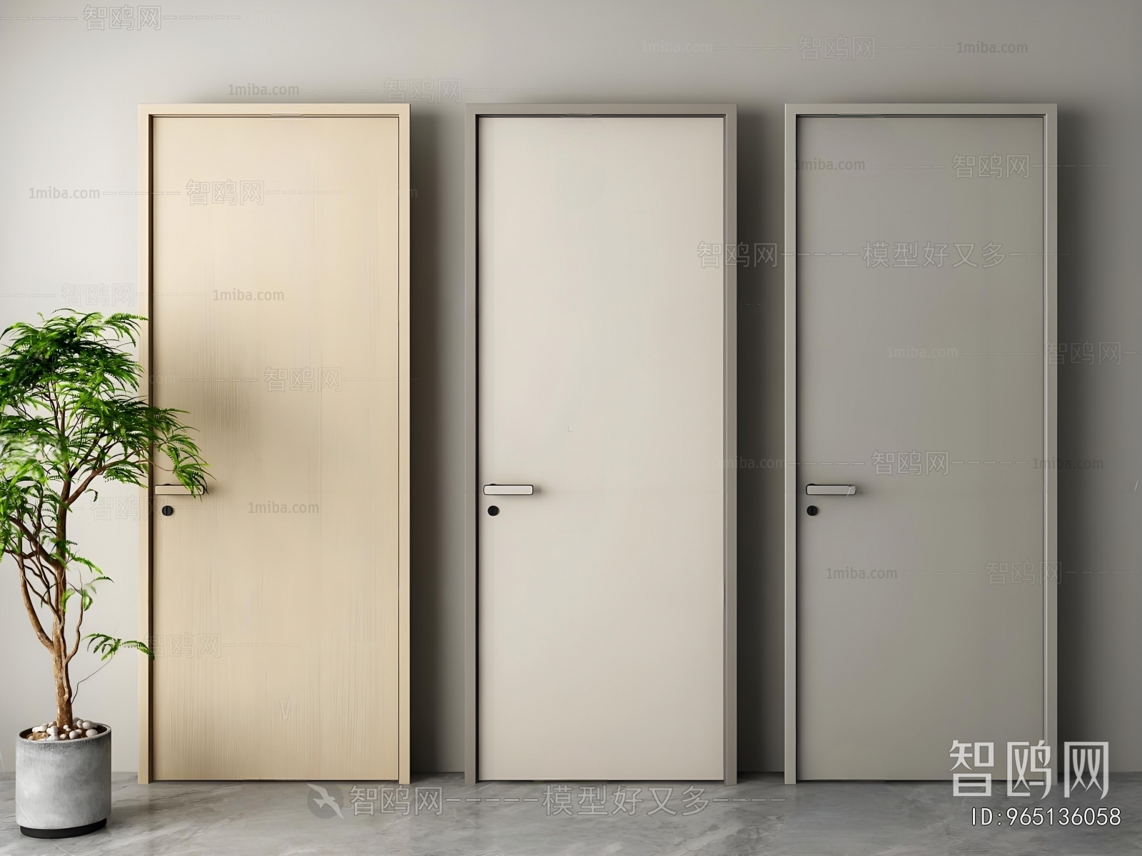 Modern Single Door