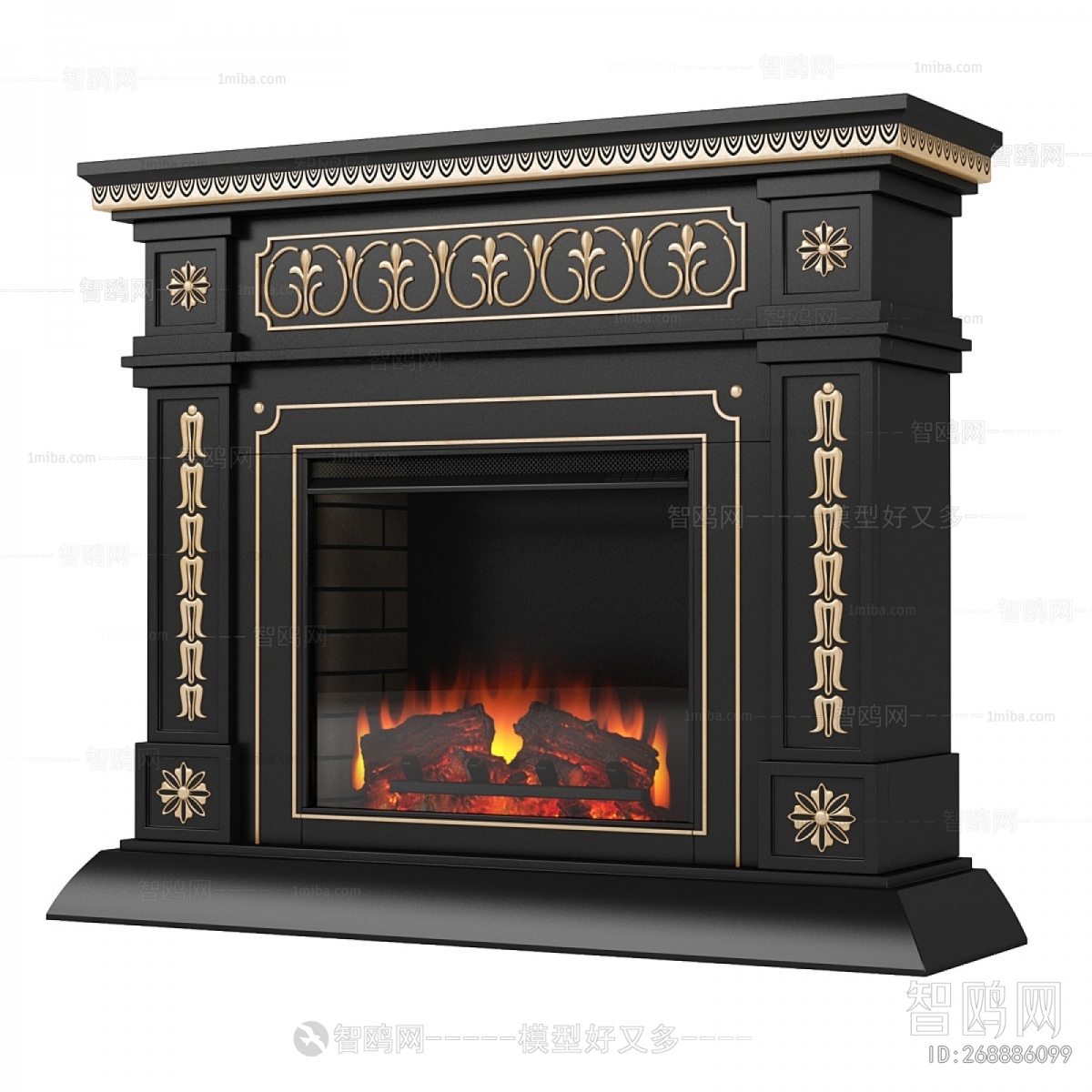 European Style Fireplace