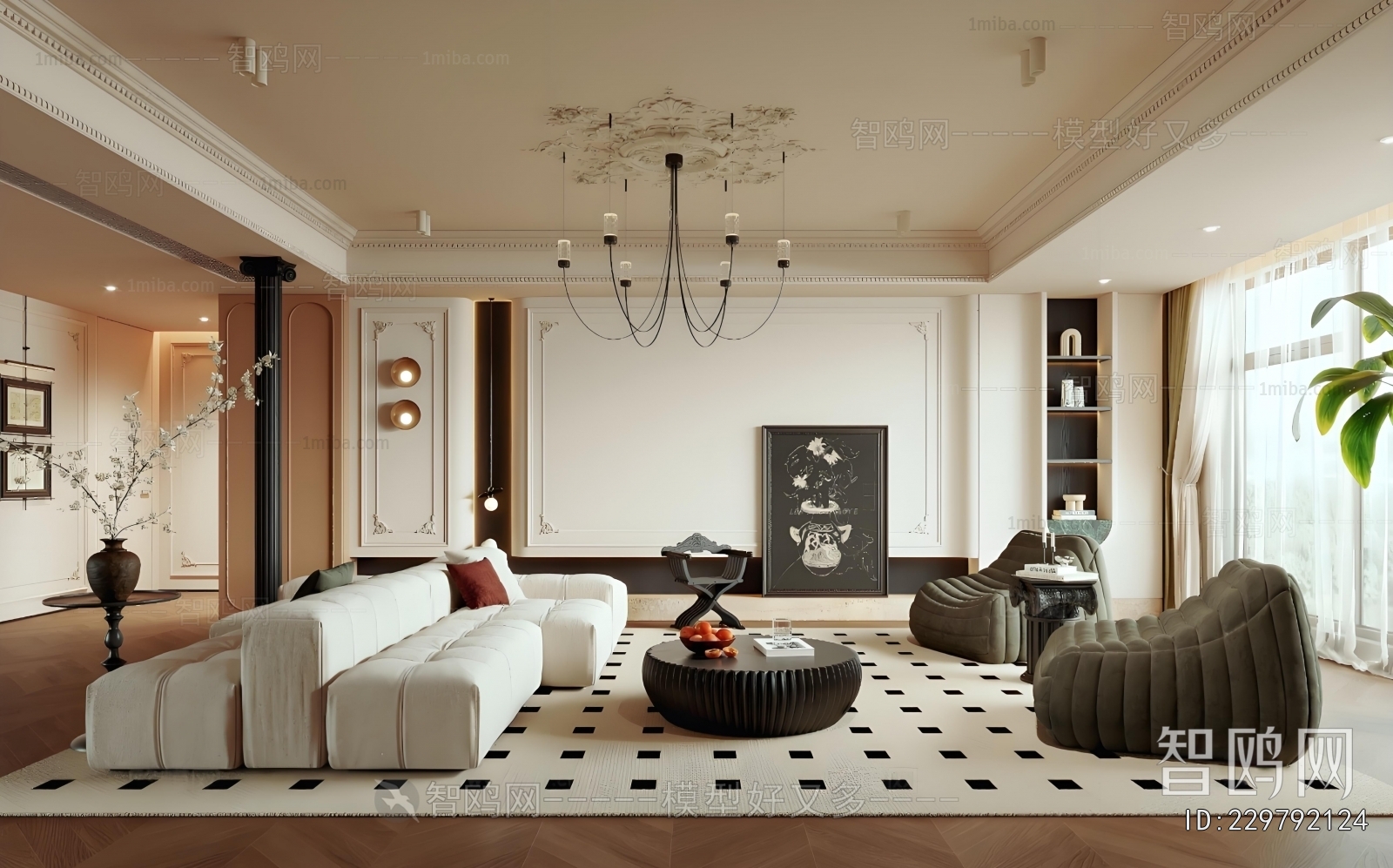 French Style A Living Room