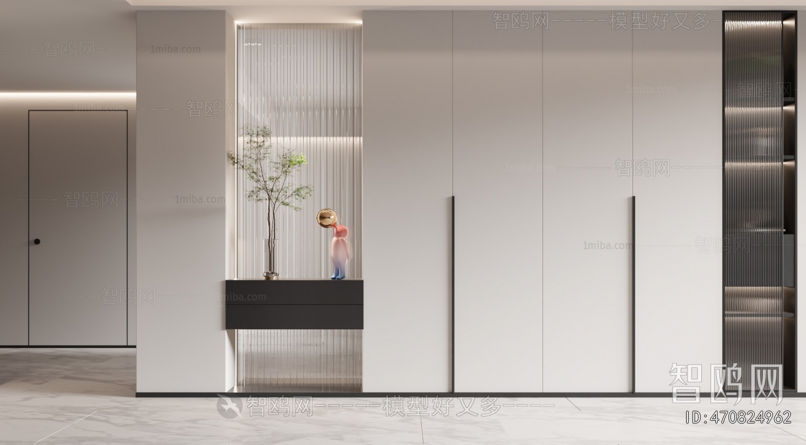 Modern Entrance Cabinet