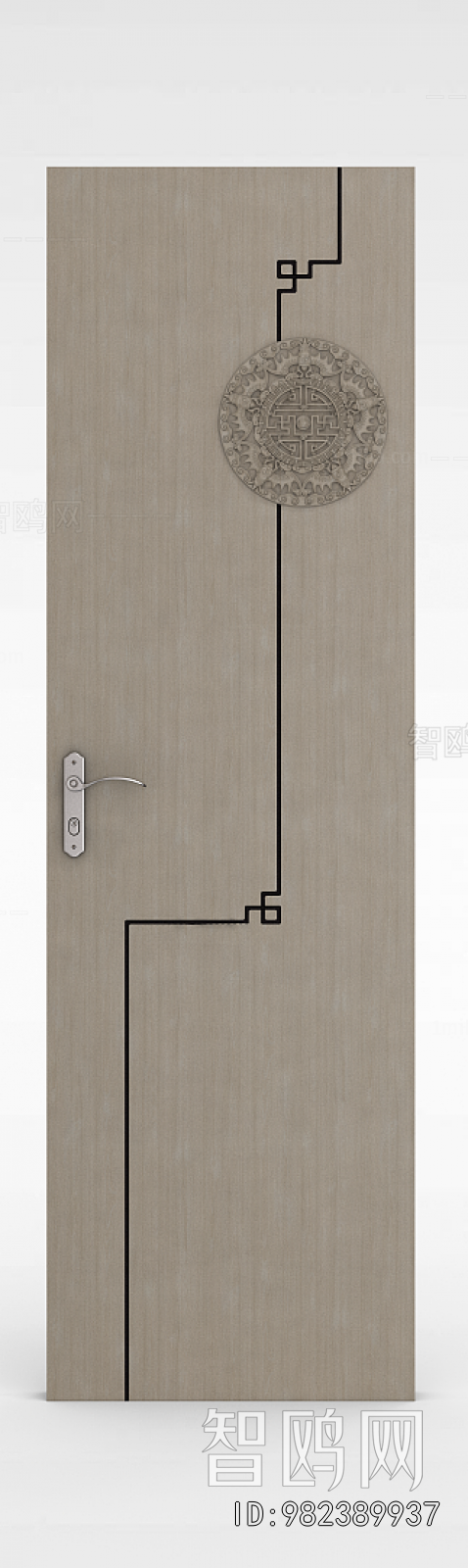 New Chinese Style Single Door