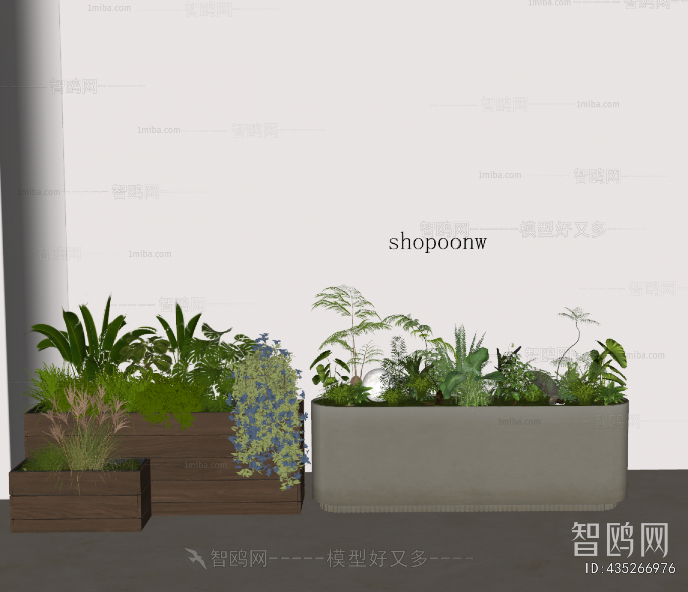 Modern Flower Bed, Flower Bowl, Flower Box