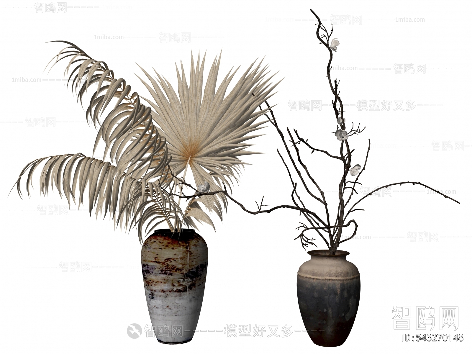 Wabi-sabi Style Dried Branch