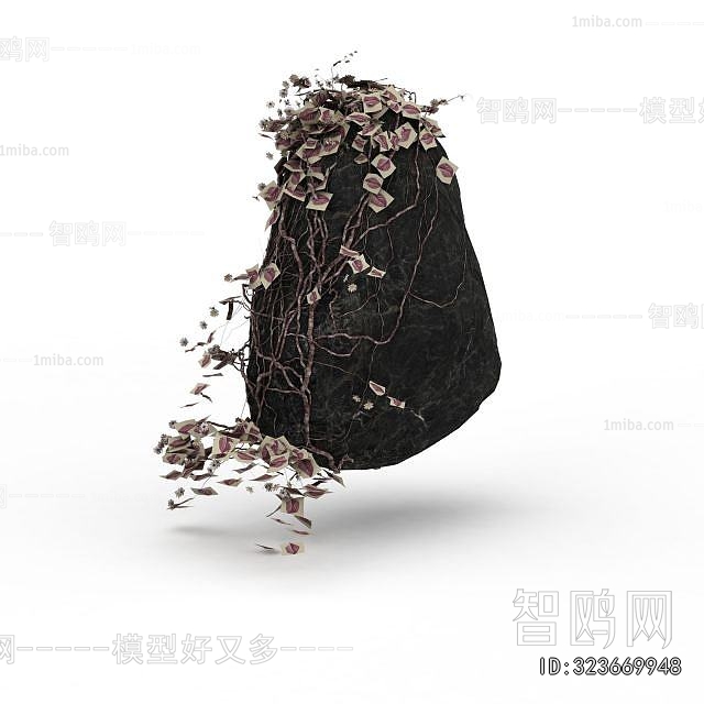 Modern Flowers And Grass