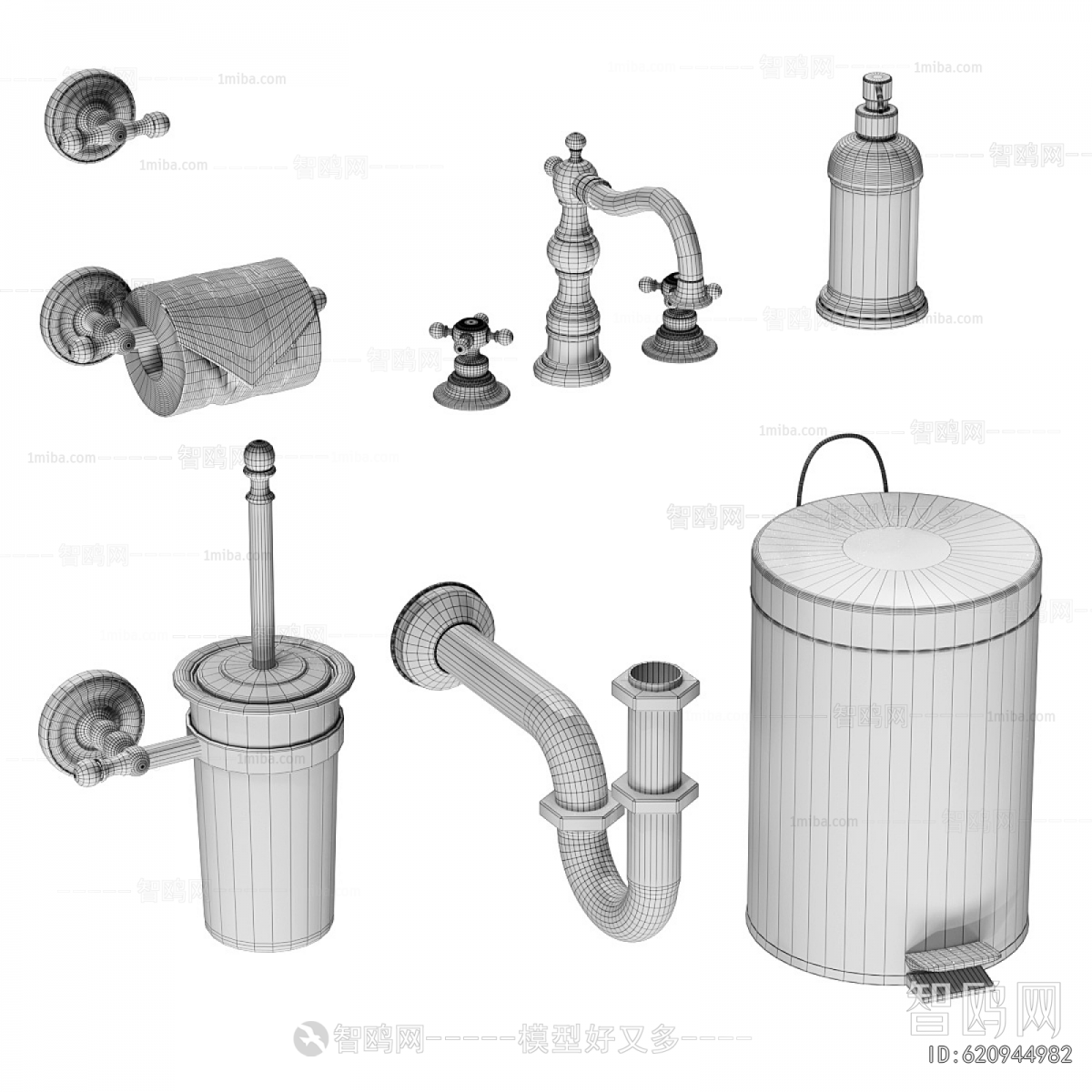 European Style Trash Can