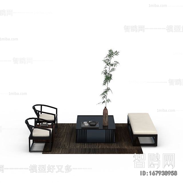 New Chinese Style Sofa Combination