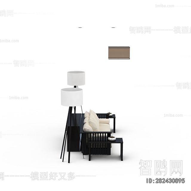 New Chinese Style Multi Person Sofa