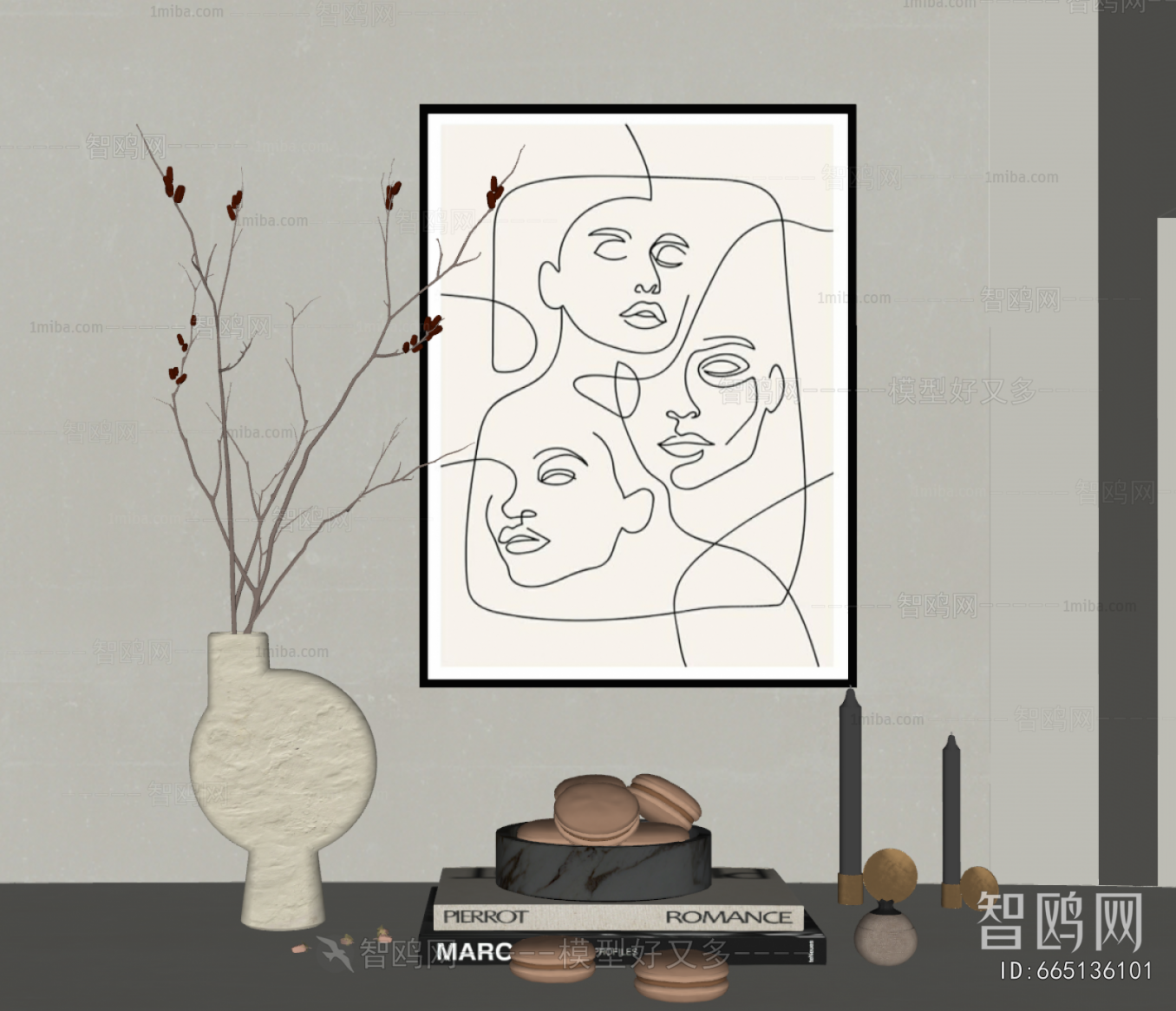 Wabi-sabi Style Decorative Set