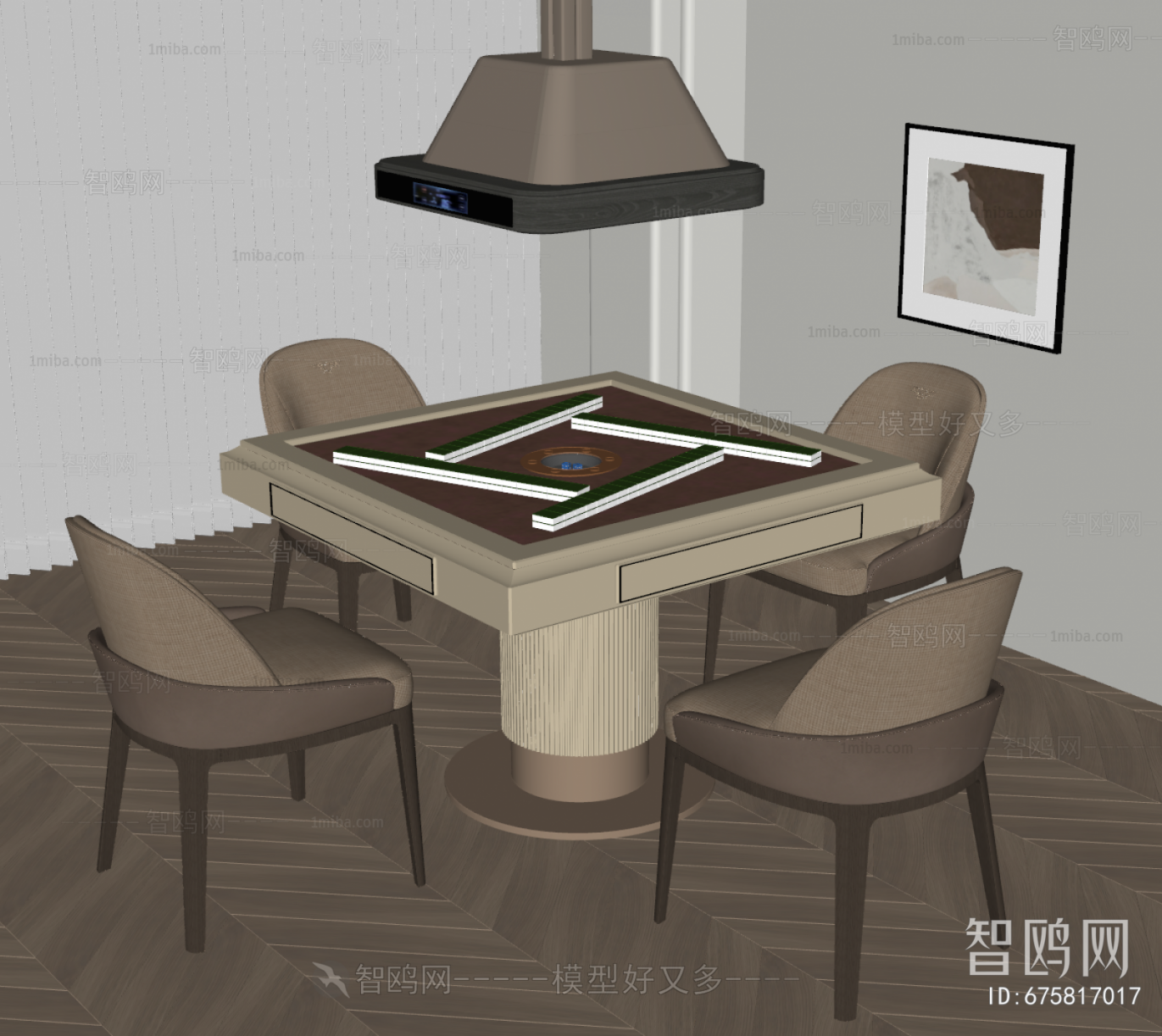 Modern Mahjong Tables And Chairs