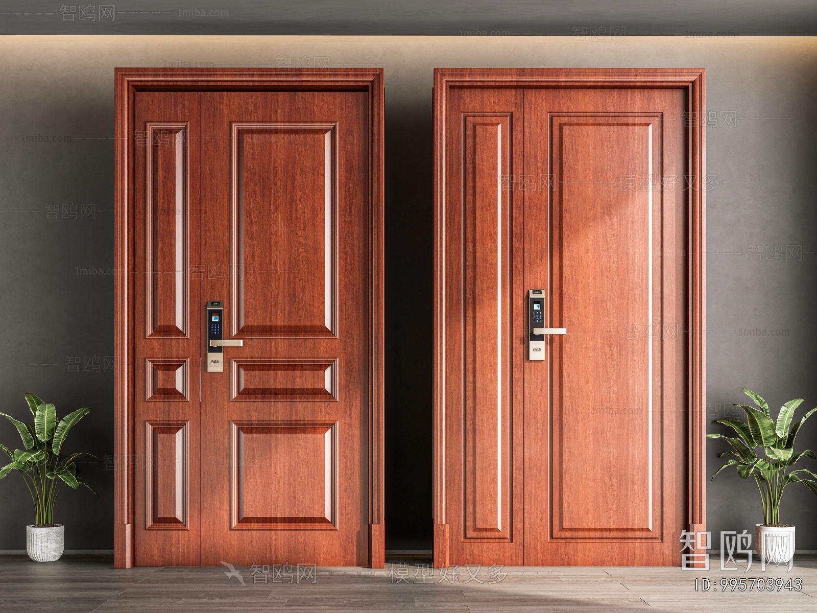 New Chinese Style Entrance Door