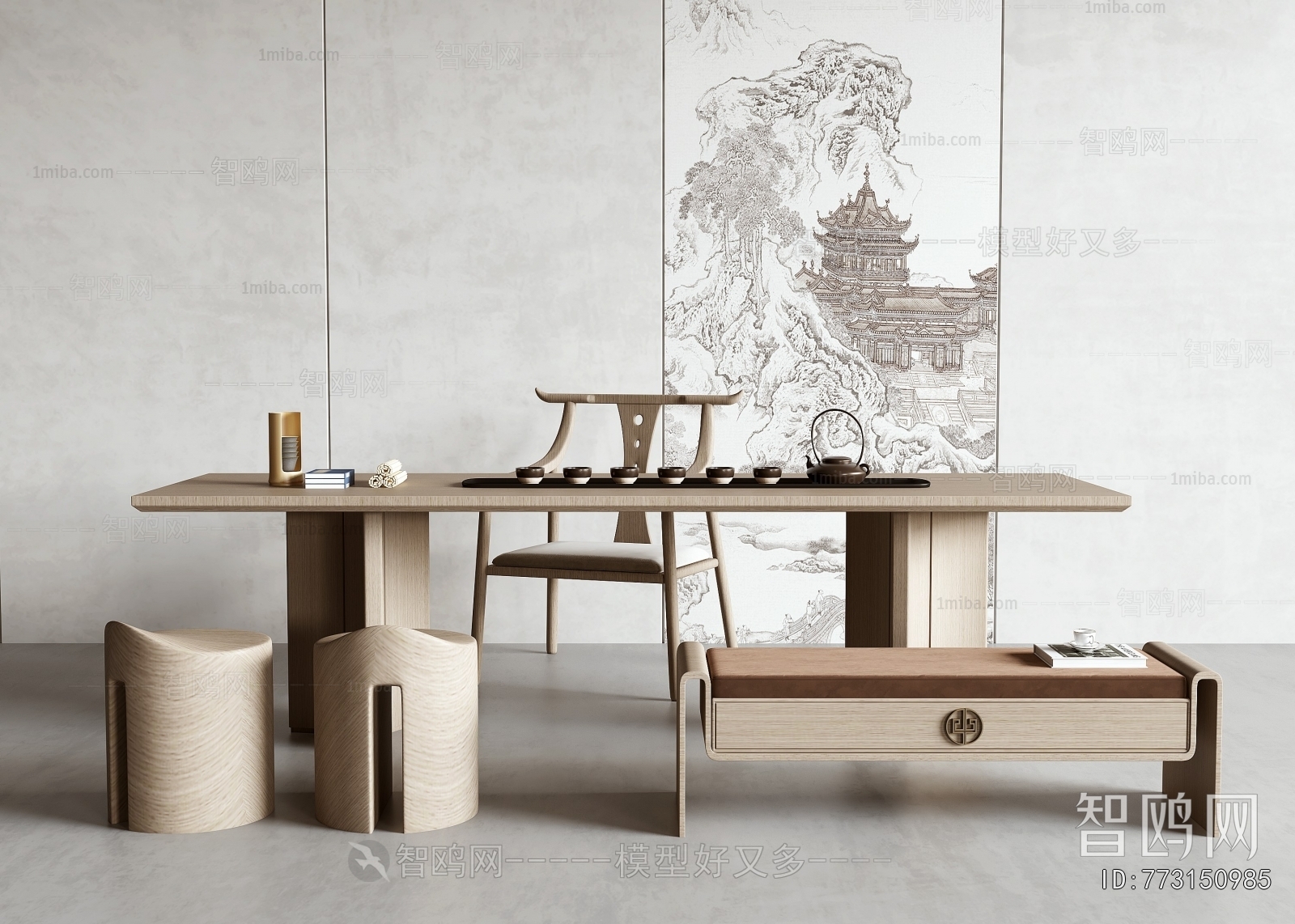 New Chinese Style Tea Tables And Chairs