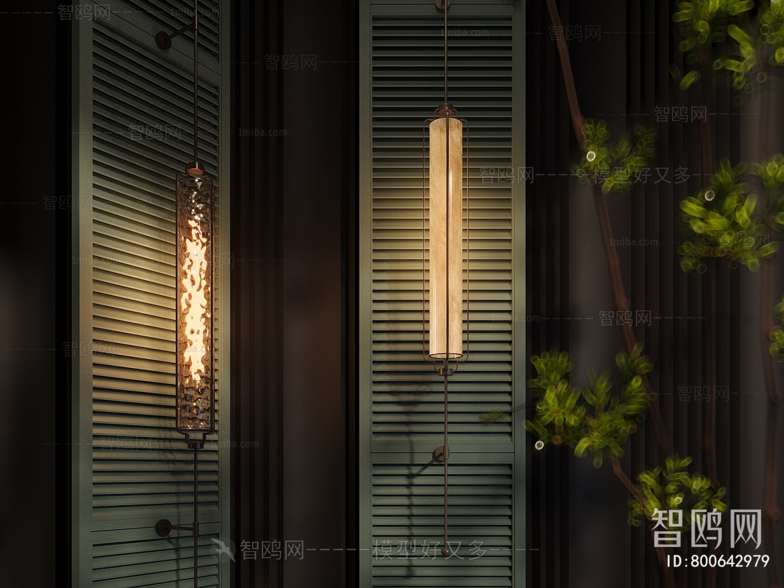 New Chinese Style Wall Lamp