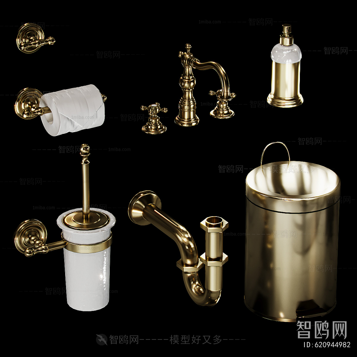 European Style Trash Can