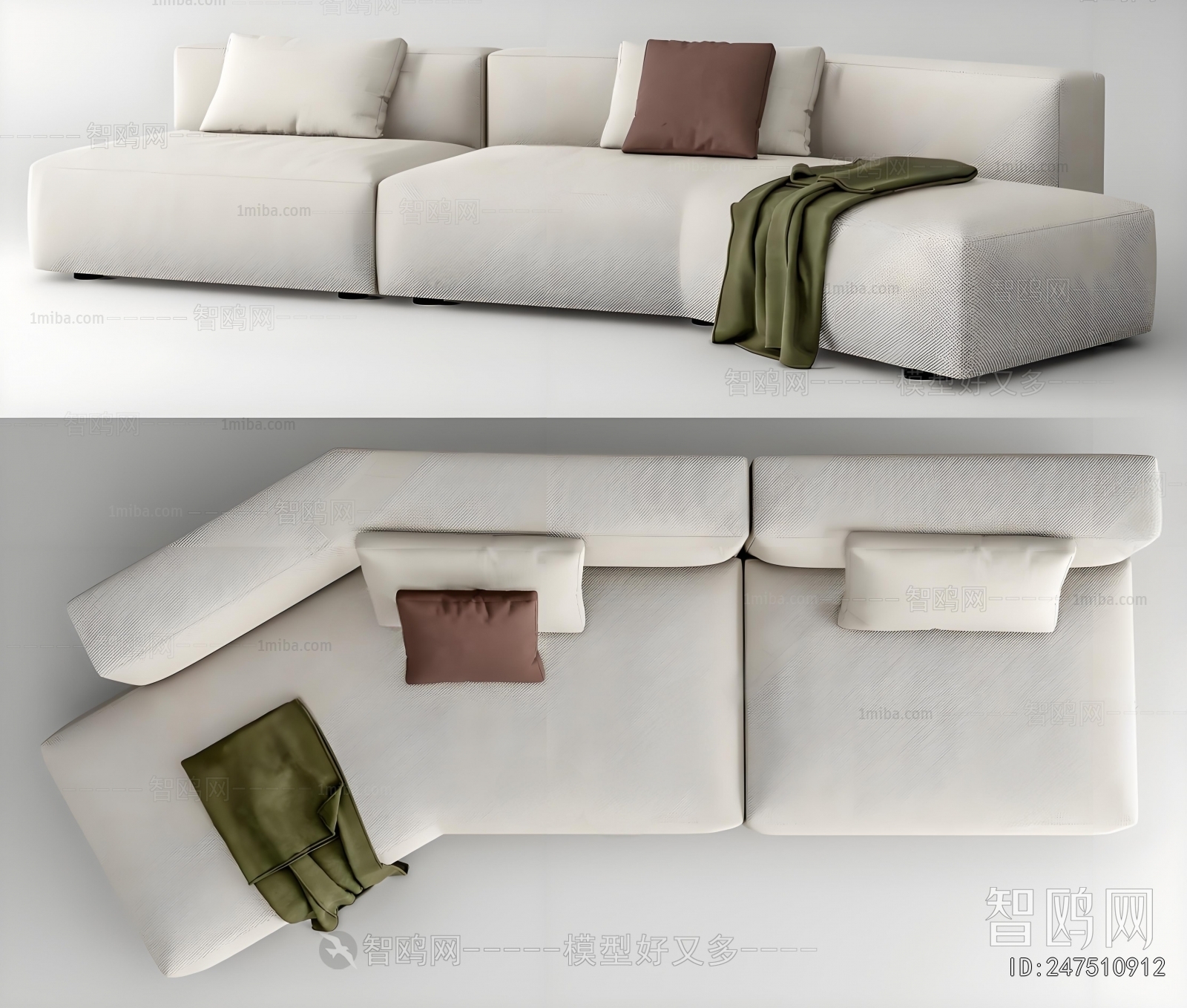 Modern Shaped Sofa
