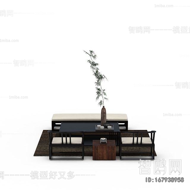 New Chinese Style Sofa Combination