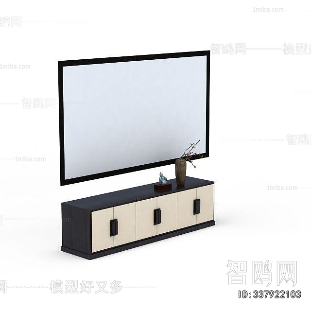 New Chinese Style TV Cabinet