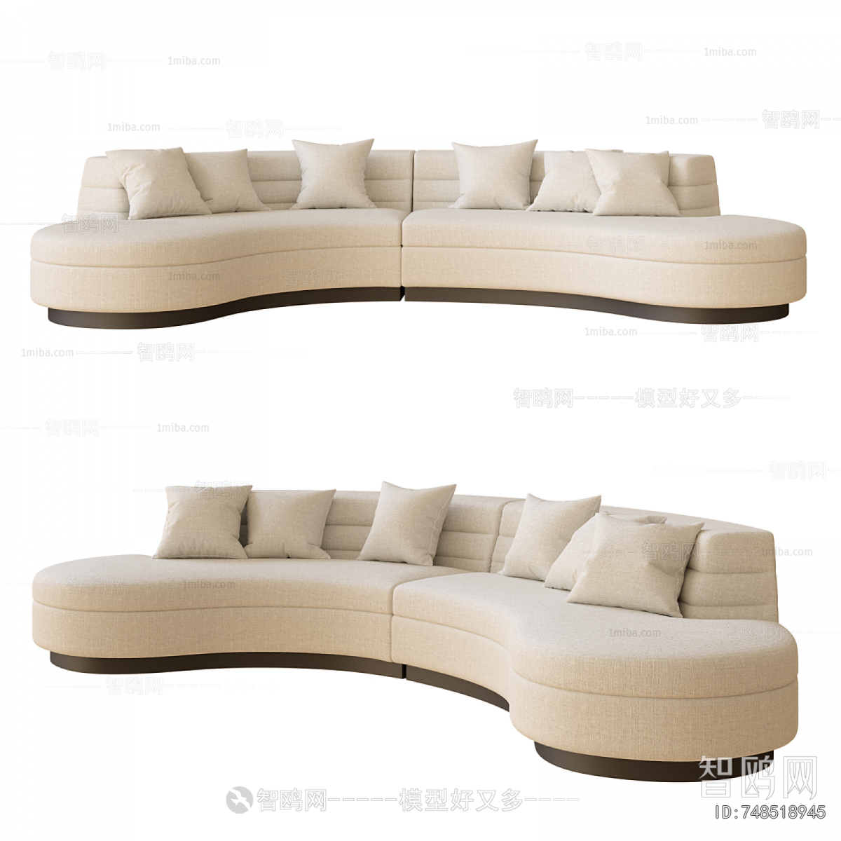 Modern Curved Sofa