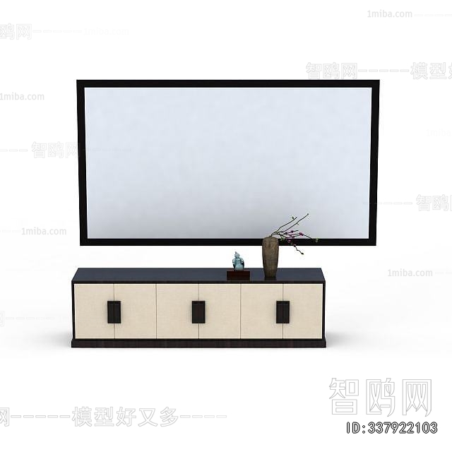 New Chinese Style TV Cabinet