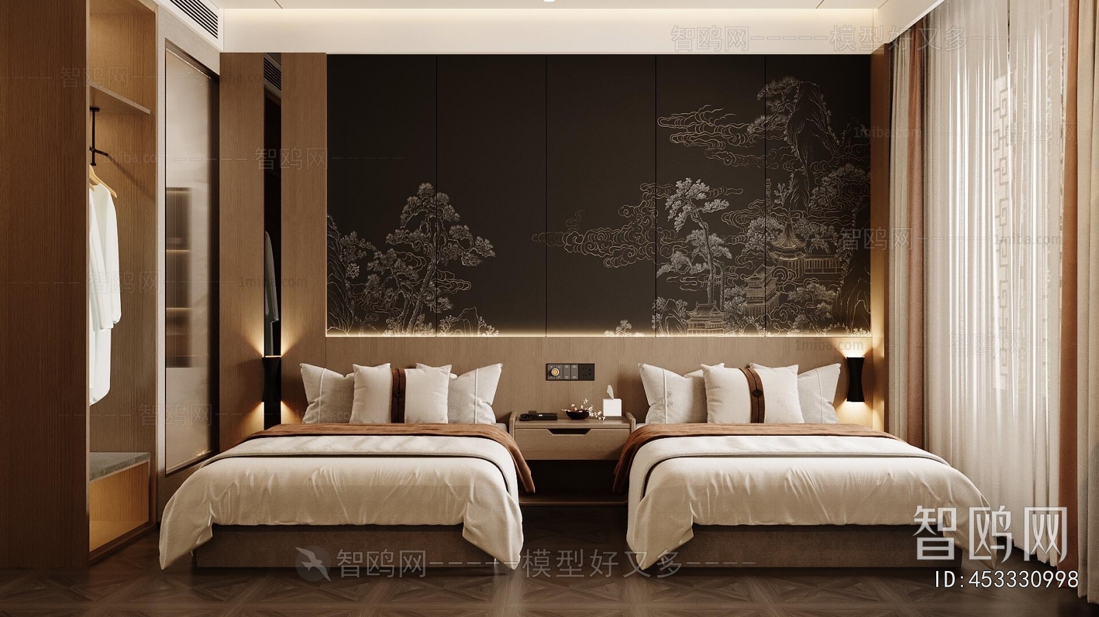New Chinese Style Guest Room