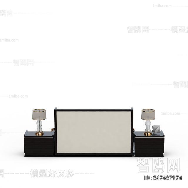 New Chinese Style Double Bed