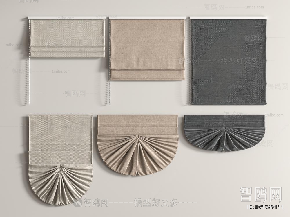 Modern Roman Curtain