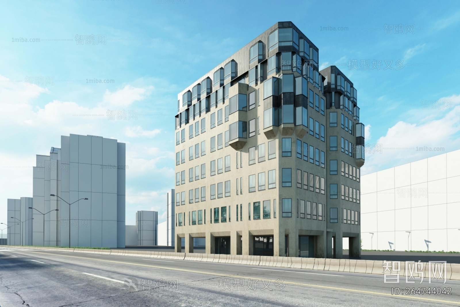 Modern Appearance Of Commercial Building