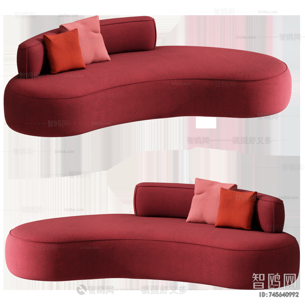 Modern Curved Sofa