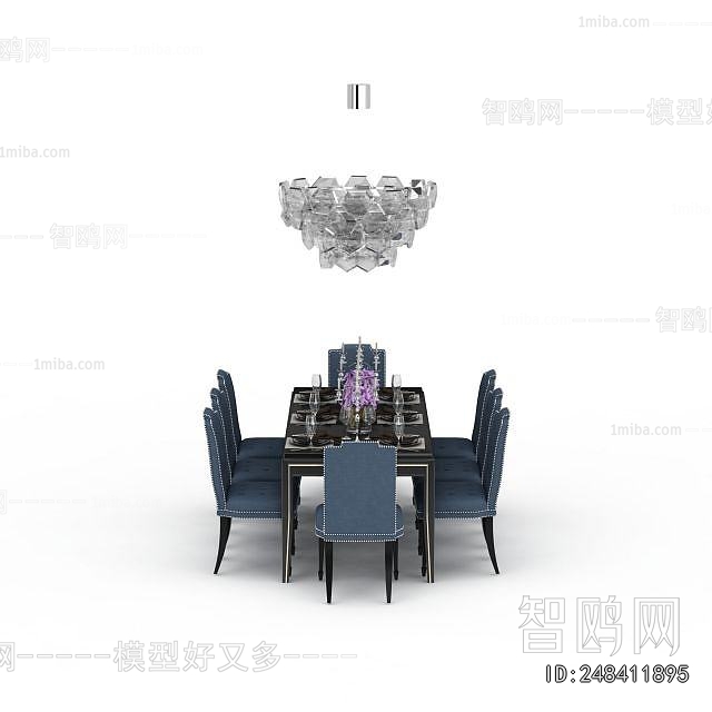 European Style Dining Table And Chairs