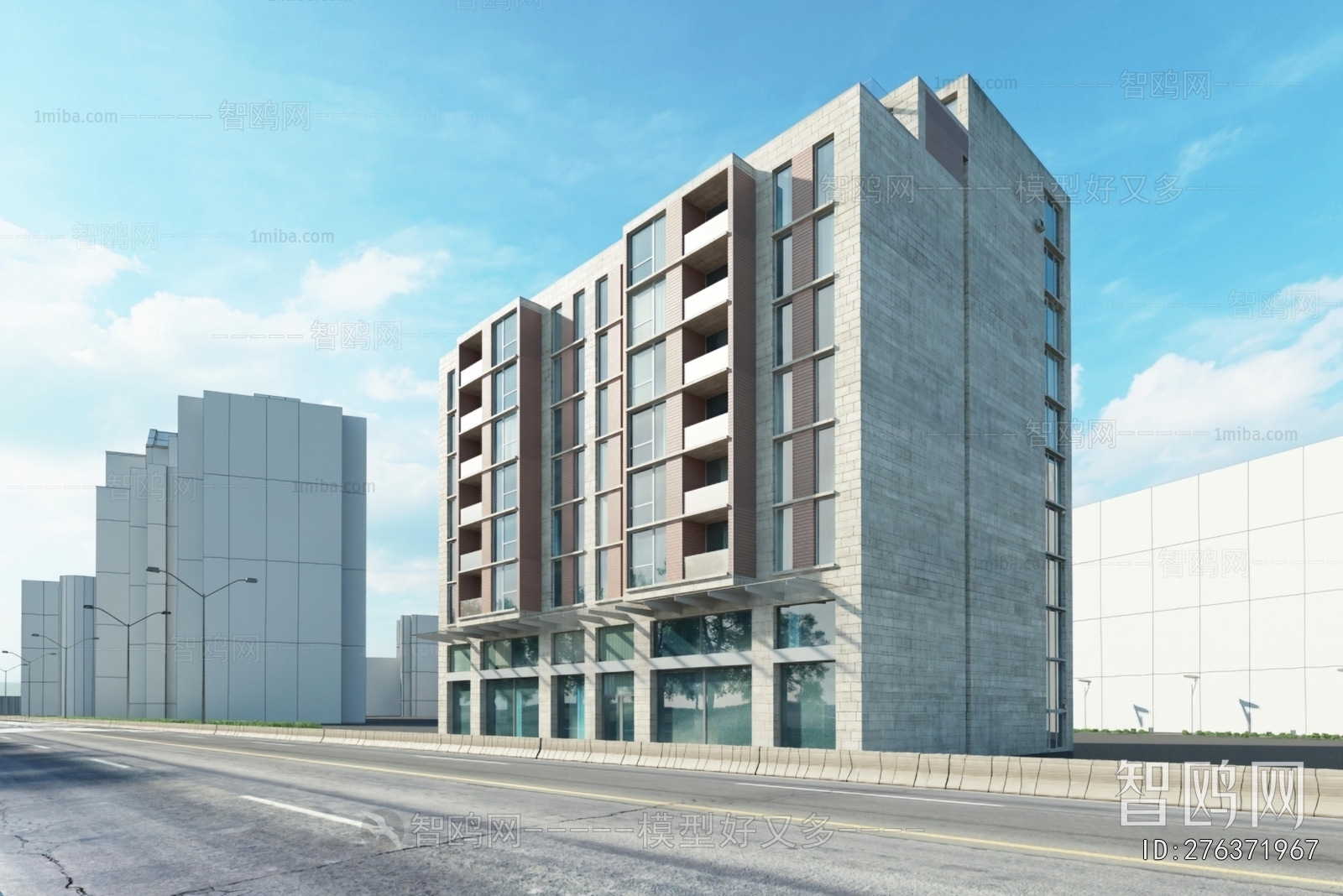 Modern Appearance Of Commercial Building