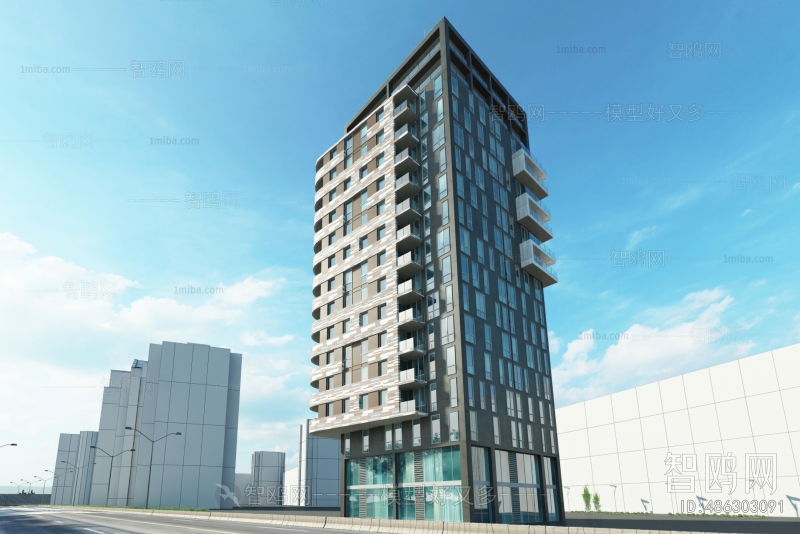 Modern Appearance Of Commercial Building