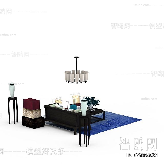 New Chinese Style Sofa Combination