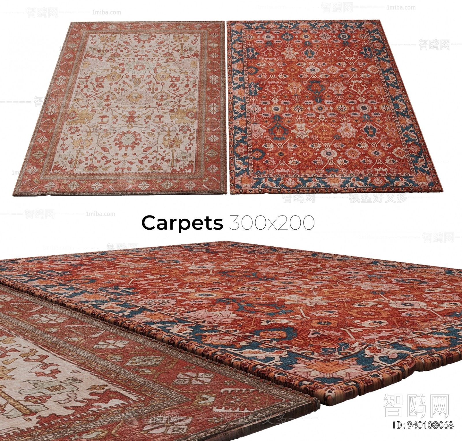 European Style Patterned Carpet