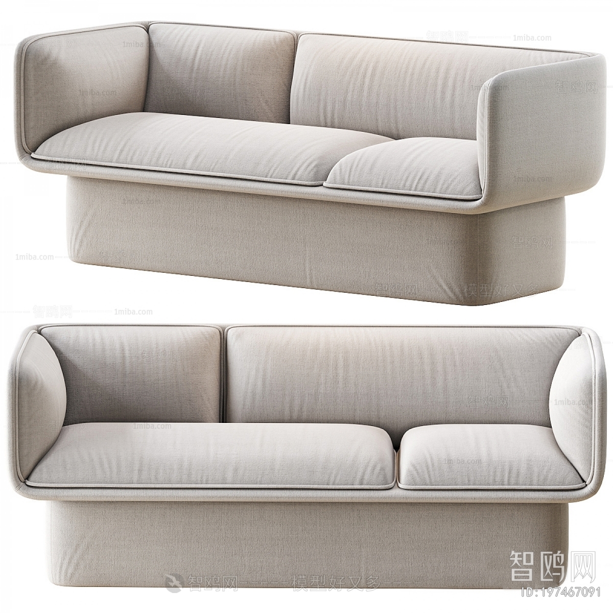 Modern Three-seat Sofa