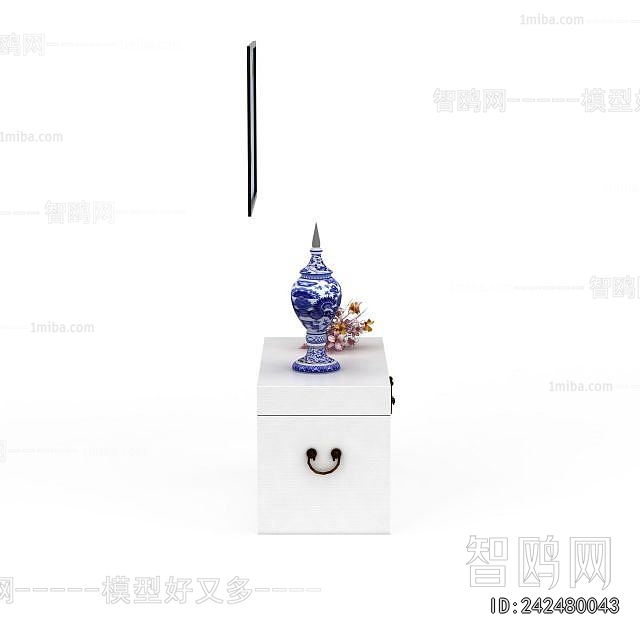 New Chinese Style Side Cabinet