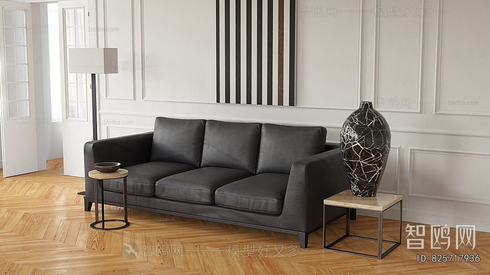 Modern Three-seat Sofa