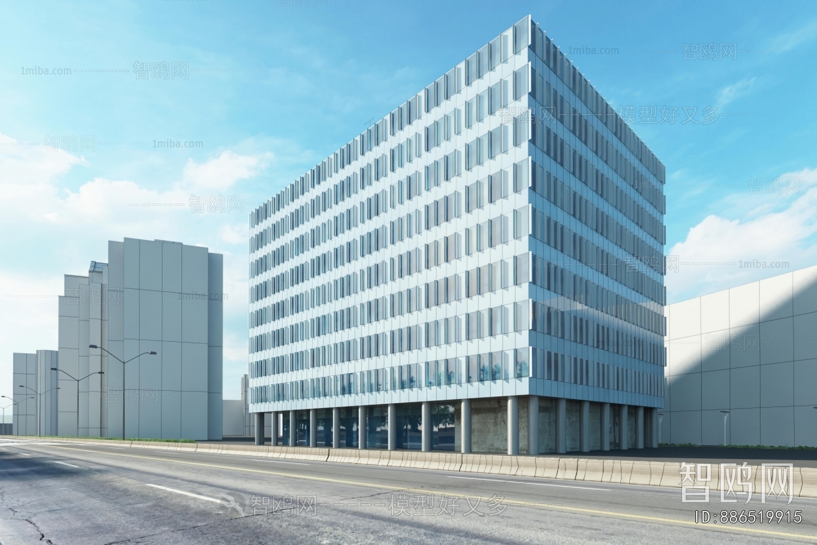 Modern Appearance Of Commercial Building