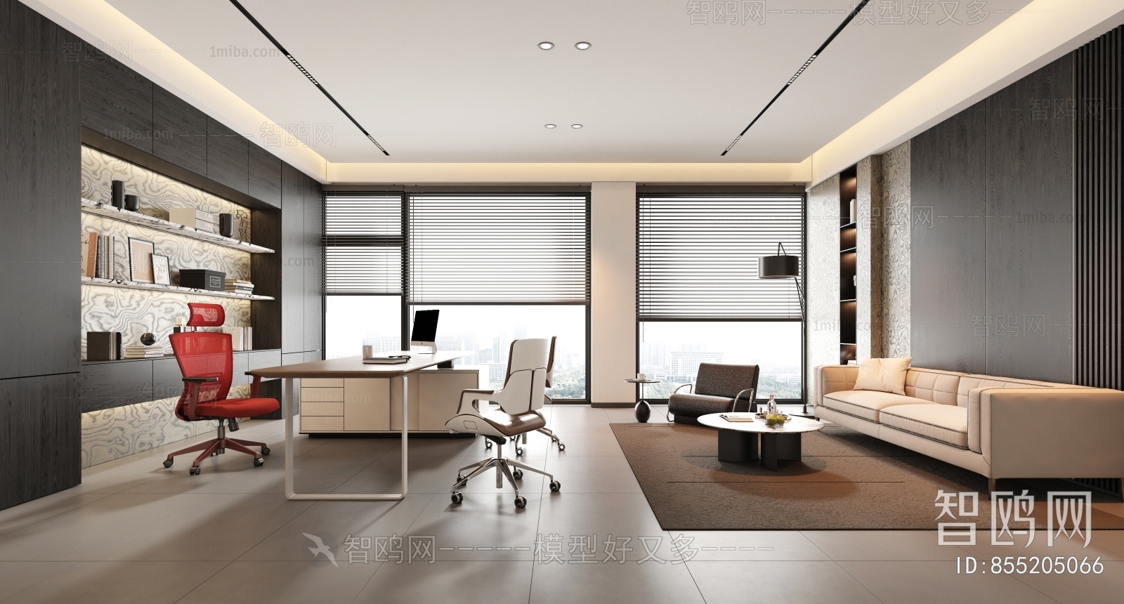 Modern Manager's Office