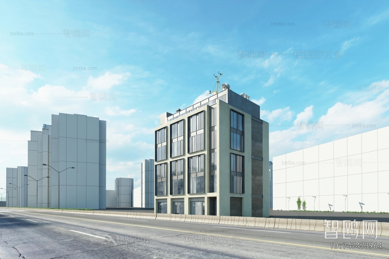 Modern Appearance Of Commercial Building