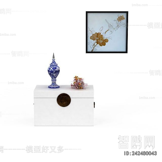 New Chinese Style Side Cabinet