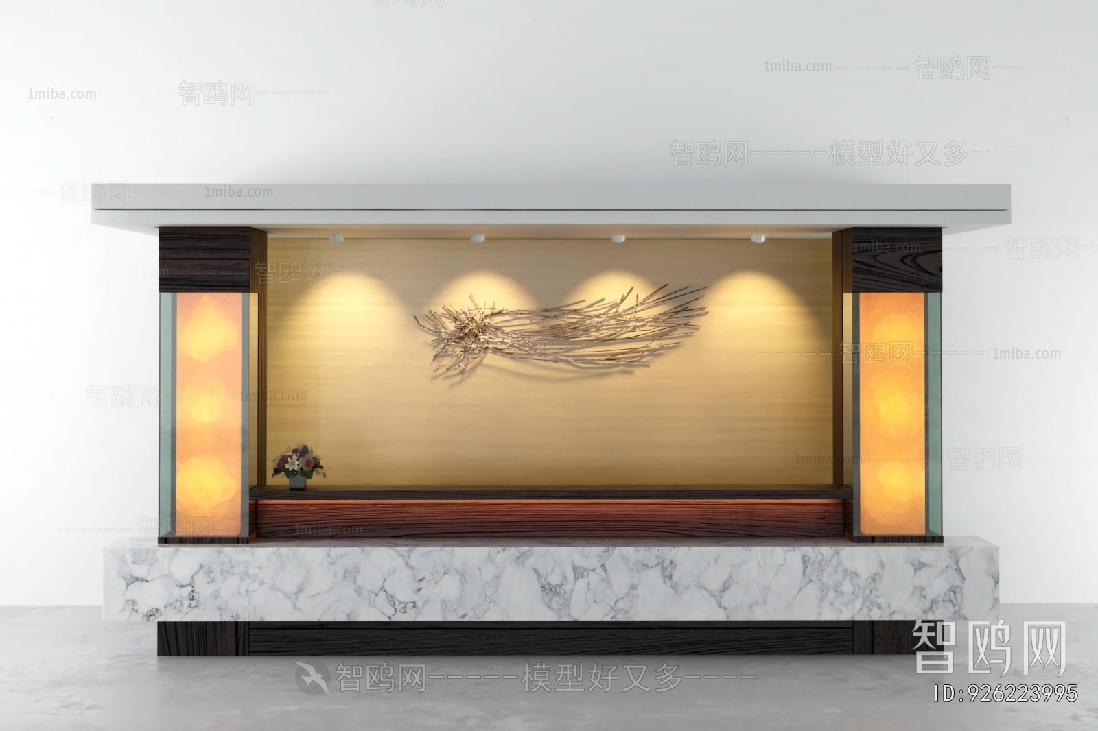 New Chinese Style Reception Desk