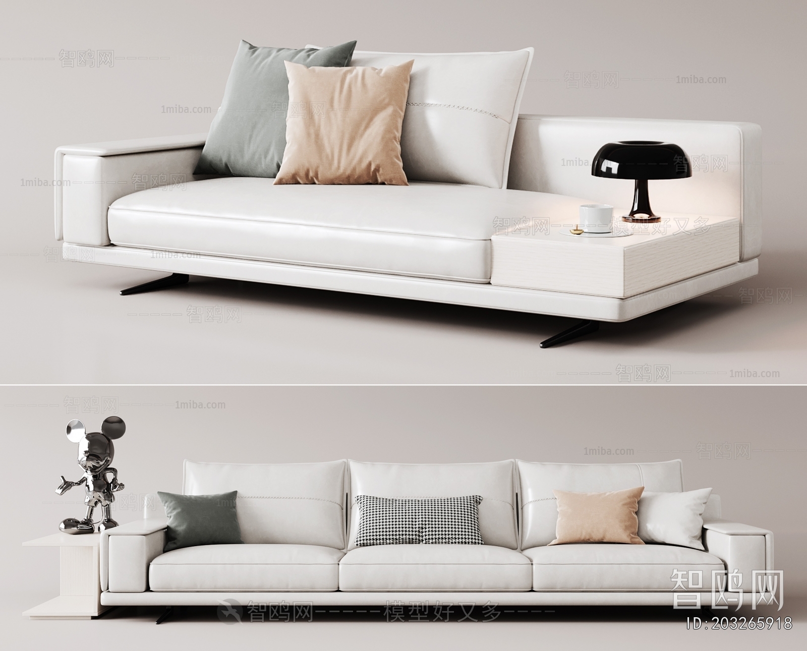 Modern Three-seat Sofa