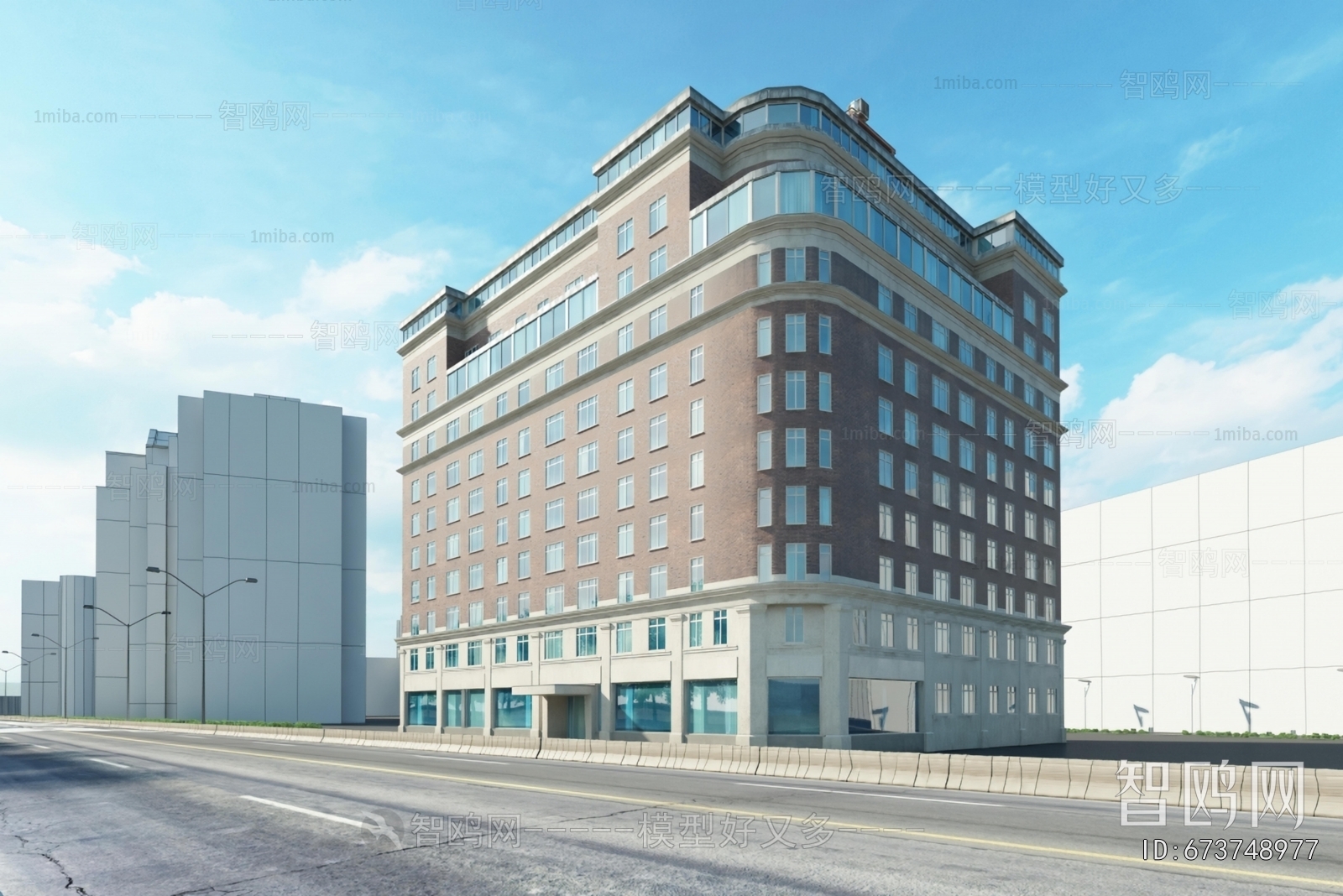 Modern Appearance Of Commercial Building