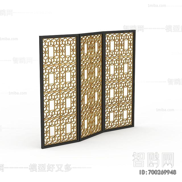 New Chinese Style Wooden Screen Partition