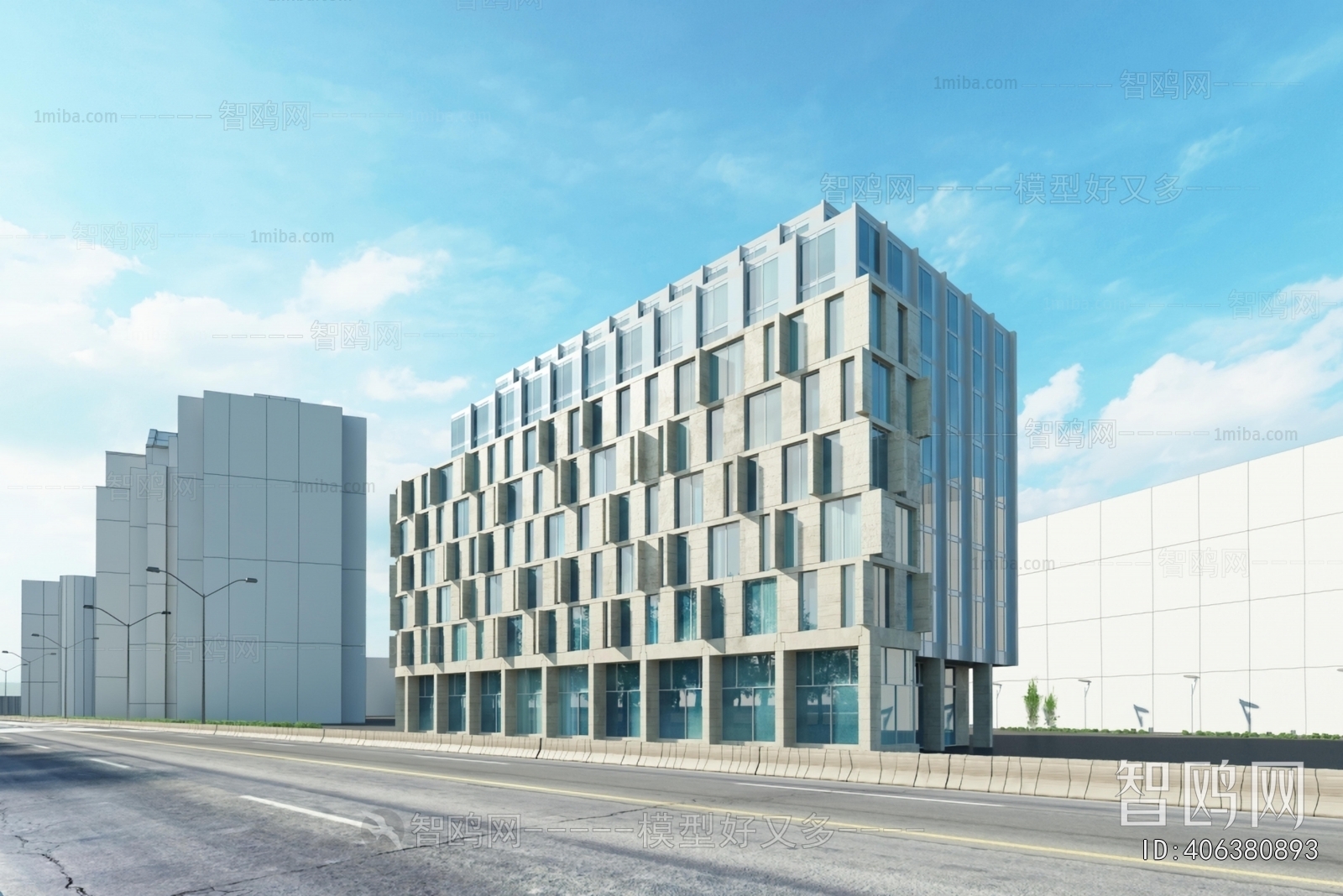 Modern Appearance Of Commercial Building