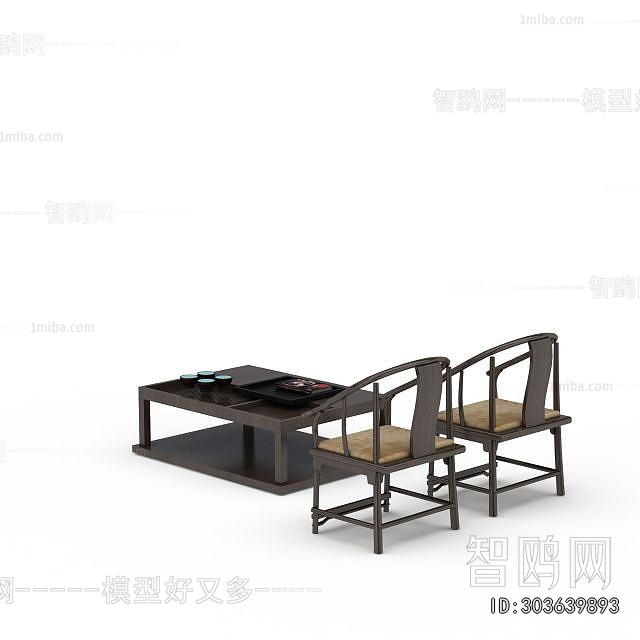 New Chinese Style Lounge Chair