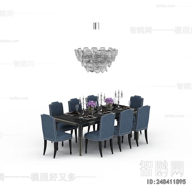 European Style Dining Table And Chairs