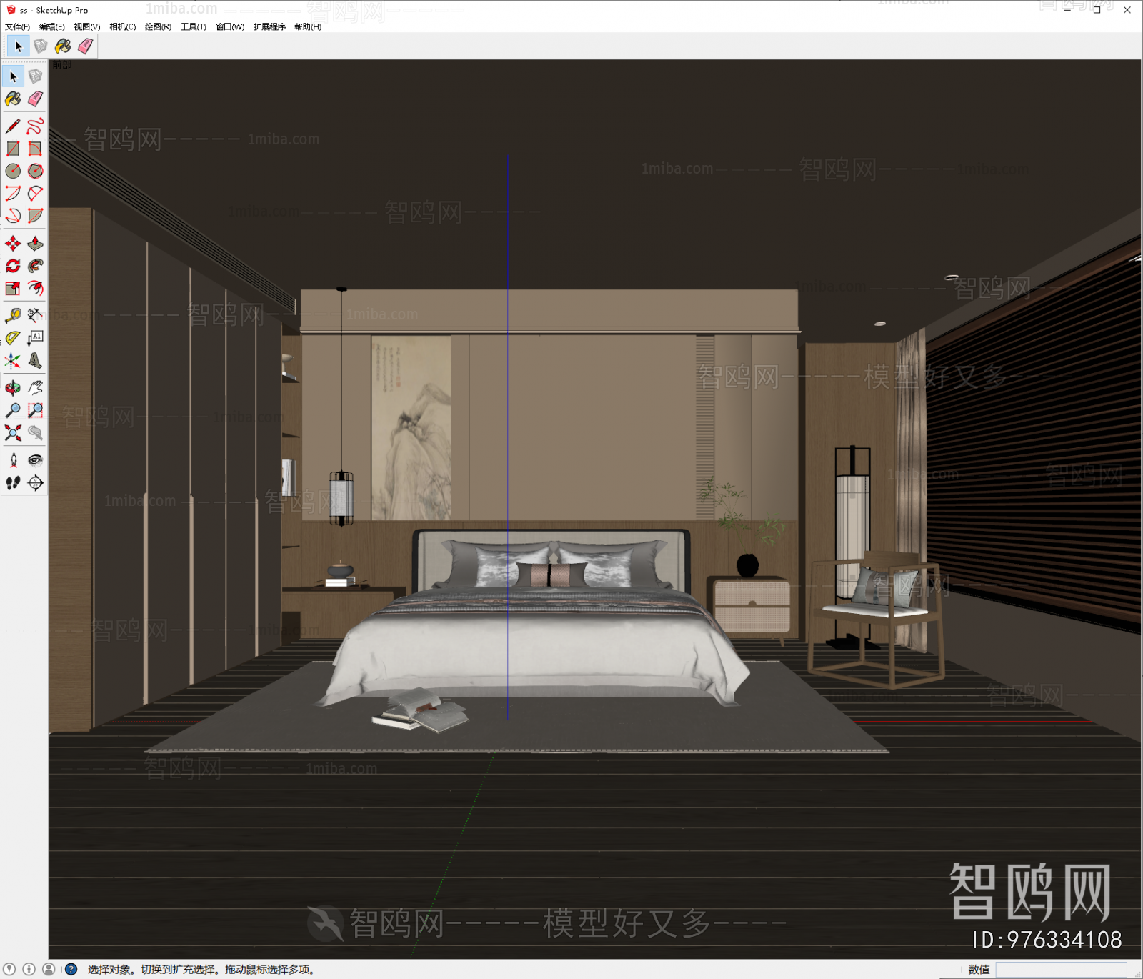 New Chinese Style Bedroom