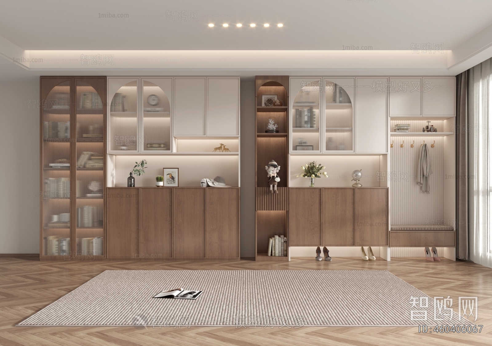 French Style Shoe Cabinet